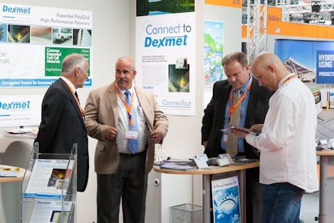 Dexmet in action at the Hydrogen Fuel Cells 2012 show held in Germany